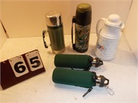 Lot of Thermos Bottles