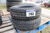 (NEW) LOT OF (2) ST215/70R16 UTILITY TRAILER TIRES