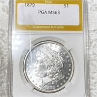 1879 Morgan Silver Dollar PGA - MS63