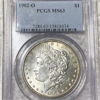 1902-O Morgan Silver Dollar PCGS - MS63