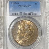 1902-O Morgan Silver Dollar PCGS - MS65