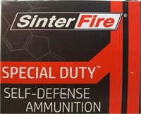 SINTER FIRE .380 AUTO 75 GR SPECIAL DUTY HP 20 RDS