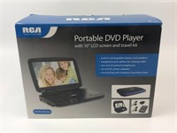 RCA Portable DVD Player 10" LCD Screen &Travel Kit