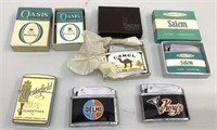 (6) Advertising lighters (4) Tobacco co (3) w/
