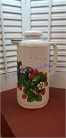 Insulated Vacuum Pitcher/Thermos, Gently Used,