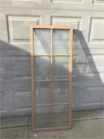 8 Pane Wood Window