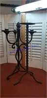 Cast iron candle holders