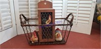 Chickens in a basket