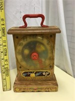 1964 Fisher Price TIK TOK MUSIC BOX Clock