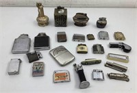 Lot of 24 Vtg Lighters  None tested