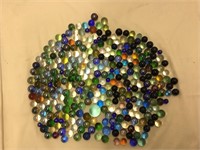 One Quart Vintage Glass Marbles