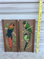 2 MCM BOHO Colored Gravel PARROT BIRD Pictures