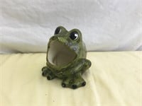 MCM Ceramic Green Frog Scouring Pad Sponge Holder