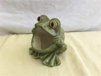 MCM Ceramic Light Green Frog Scouring Pad Holder