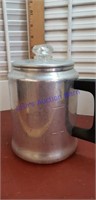 Vintage 8 cup coffee complete aluminum