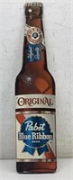 Vtg Pabst Cardboard Beer Bottle 5x20