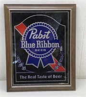 * Pabst Big Ribbon Beer Mirror  15x18