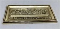 Last Supper wall plaque 11x5 Brass coating