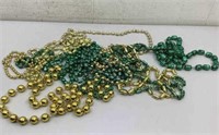 Green and Gold Beads
