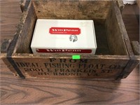 Ideal Fishing Float Co. Crate, cigar box