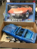 1/8  corvette by mono gram models partially