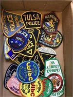 Police patch assortment
