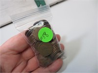 65 Unsearched Wheat Pennies