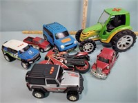 Toy cars, tractors and more