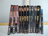 Harry Potter DVDs and one Blu-ray