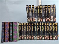 Harry Potter VHS tapes and books