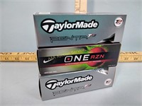 TaylorMade & ONE RZN golf balls - full boxes