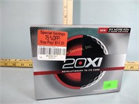 20XI golf balls - full box