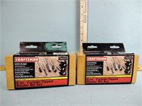 Craftsman 6-pc carbide tipped router bit sets (2)