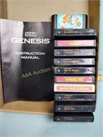 Texas Instrument games and Sega Genesis game -