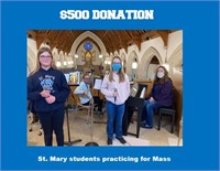 $500 Donation to St. Mary School