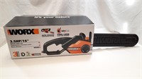 Worx Electric Chain Saw 3.5 HP 16" cut