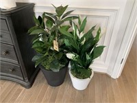 2PC DECO POTTED GREENERY
