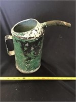 Painted Galvanized Oil Can