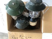 Box Of Coleman Lantern Parts