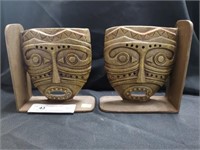 South American Cast Iron Bookends