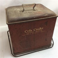 VTG. COLA COOLER, FIBERGLASS INSULATED