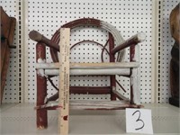Bamboo Child's chair-13" x 19" x 12"