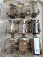 Early Glass Spice Rack