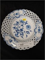 Antique Meissen Decorated Plate