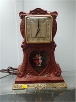 Vintage Electrified Shelf Clock