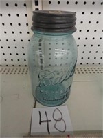 Vintage Ball perfect mason 1 quart jar w/lid