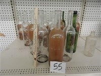 Vintage wine/liquor bottles