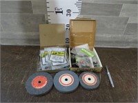 LRG. QTY. ELECTRONIC PARTS / GRINDING WHEEL