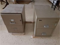 2 Legal size Fireproof filing cabinets