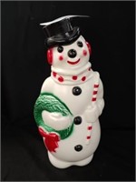 Vintage Blow Mold Snowman Light